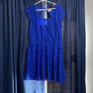 Candies Blue Lace Dress